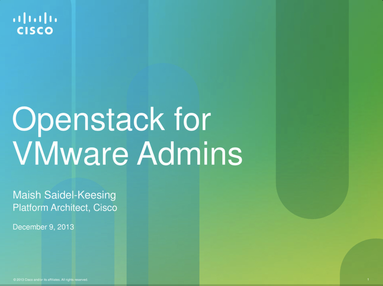 OpenStack For VMware Admins
