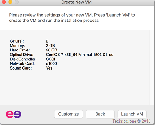 Launch VM