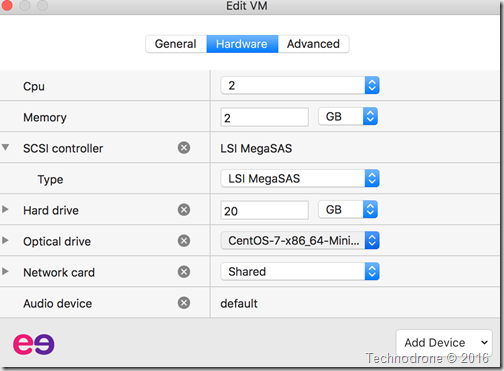 VM Settings